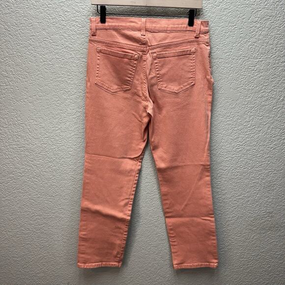 Gloria Vanderbilt Amanda Women's Straight Stretch Jeans Size Petites 6 Salmon - Picture 5 of 13